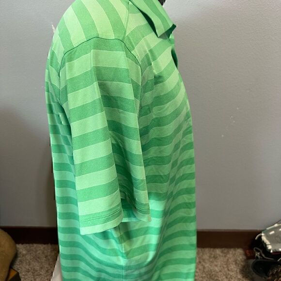 Tiger Woods Collection Nike DriFit Mens XL Short Sleeve Striped Polo - Picture 4 of 5